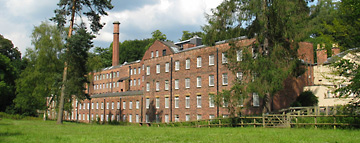 Quarry Bank Mill, still producing authentic Victorian cotton fabric